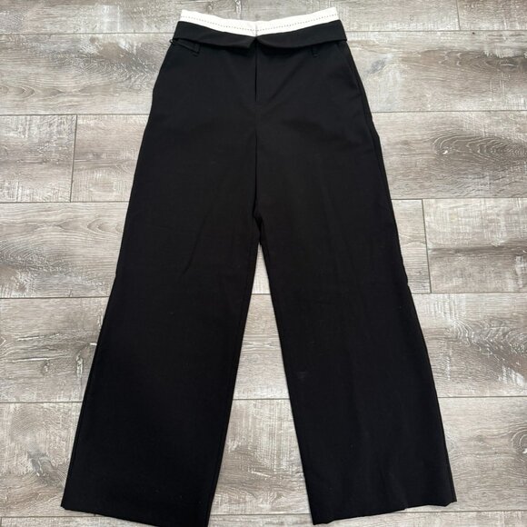 Zara Pants - Zara Double Waist Band Trouser